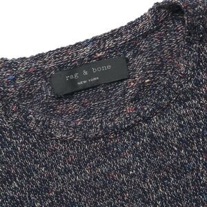 Rag & Bone Freckled Cotton-Linen Sweater